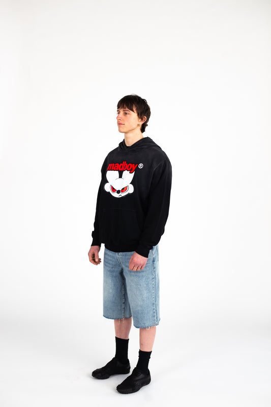 Madboy® Street Charcoal Oversized Hoodie