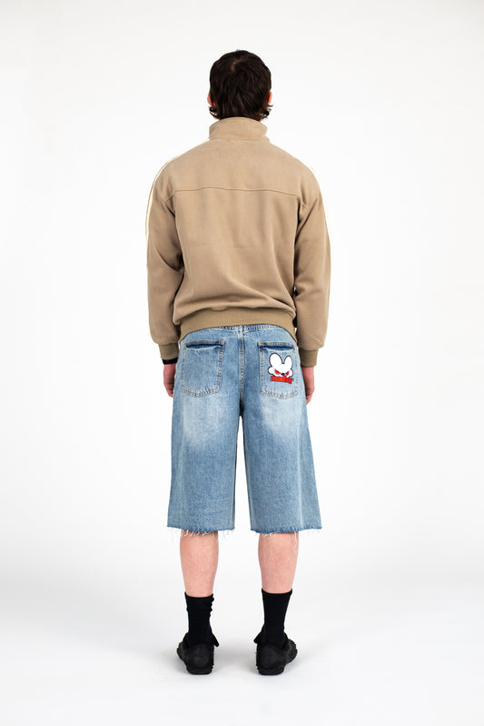 Madboy® Pale Wash Denim Shorts
