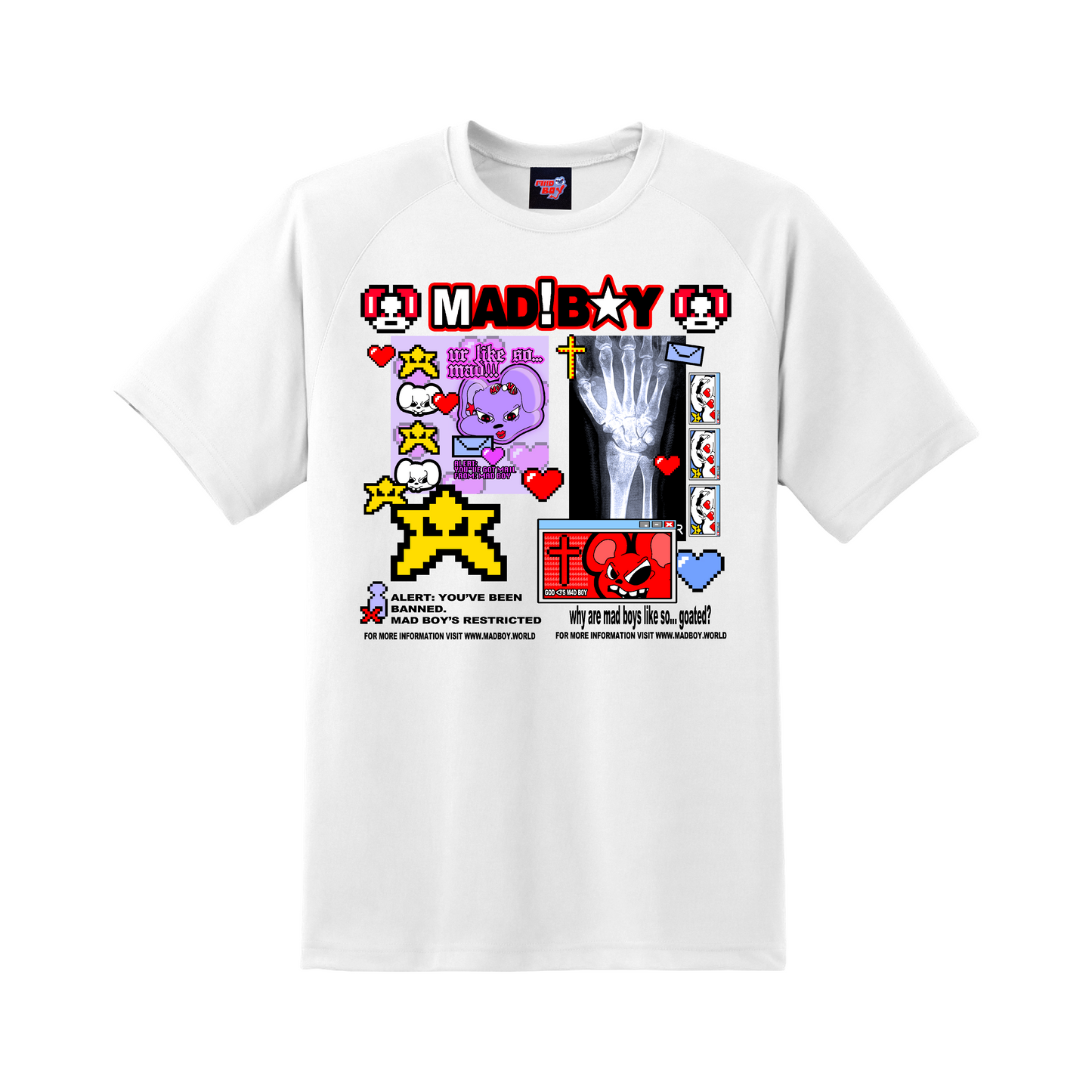 White X-Ray Tee