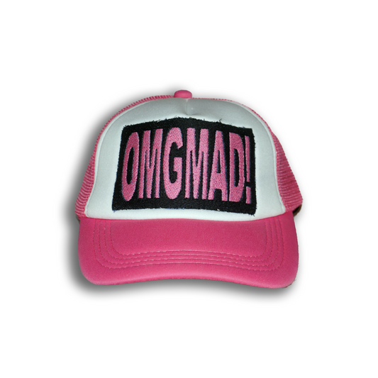 Pink OmgMad Trucker Cap