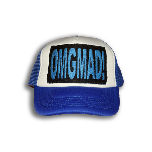 Blue OmgMad Trucker Cap