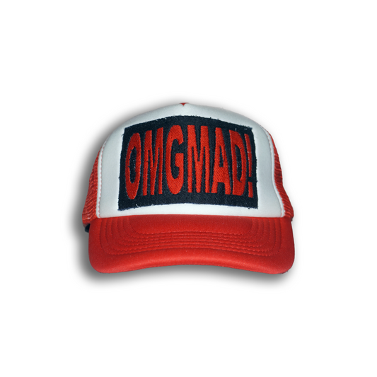 Red OmgMad Trucker Cap