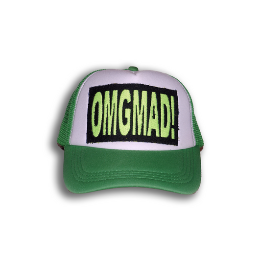 Green OmgMad Trucker Cap