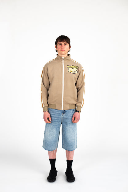 MADBOY® Caramel + White Zip Collar Jacket