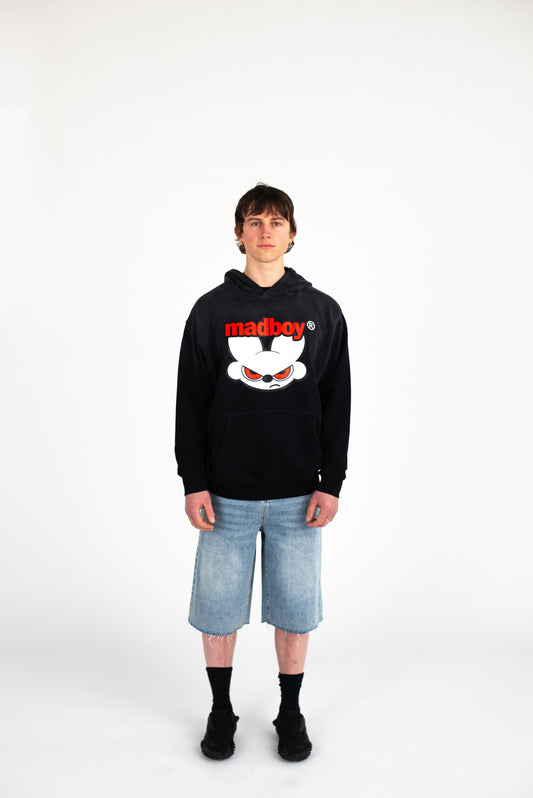 Madboy® Street Charcoal Oversized Hoodie