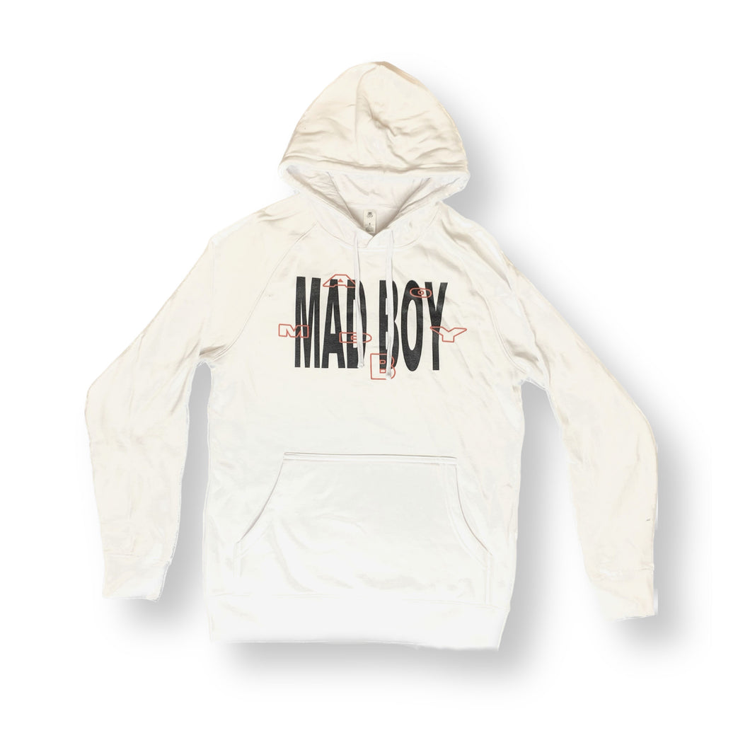 Mad Boy White Hoodie (Classic)