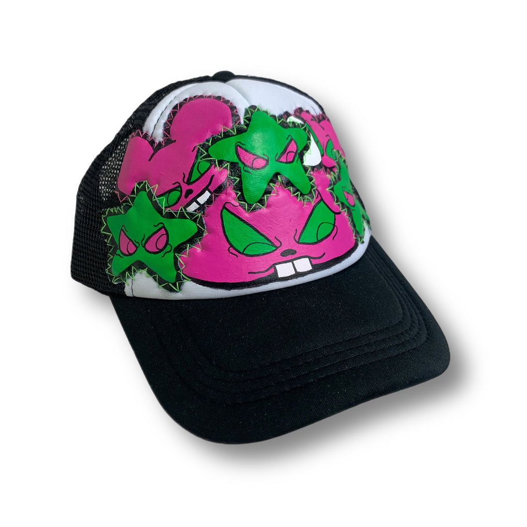 Pink Star Cap