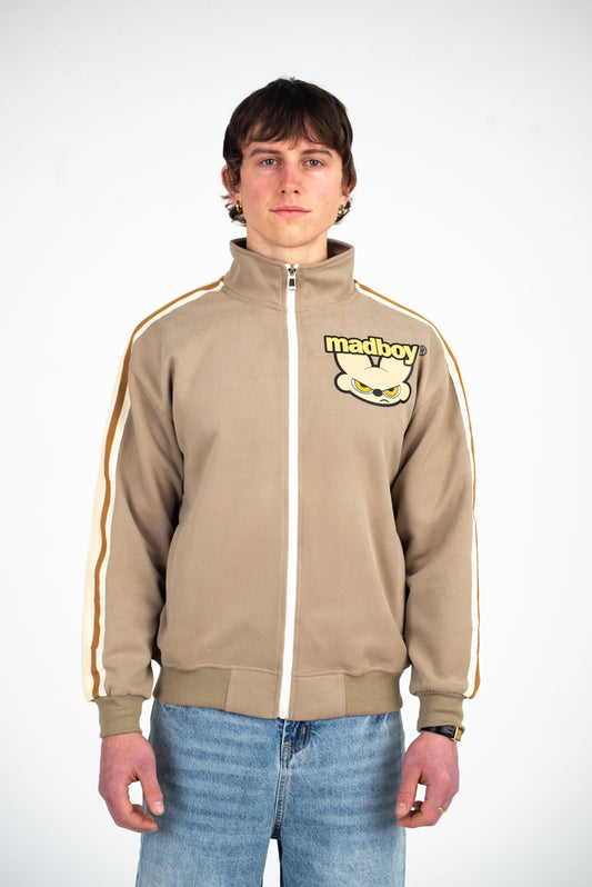 Madboy® Caramel + White Zip Collar Jacket