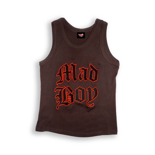 Dark Brown Badboy Icon Tank Top