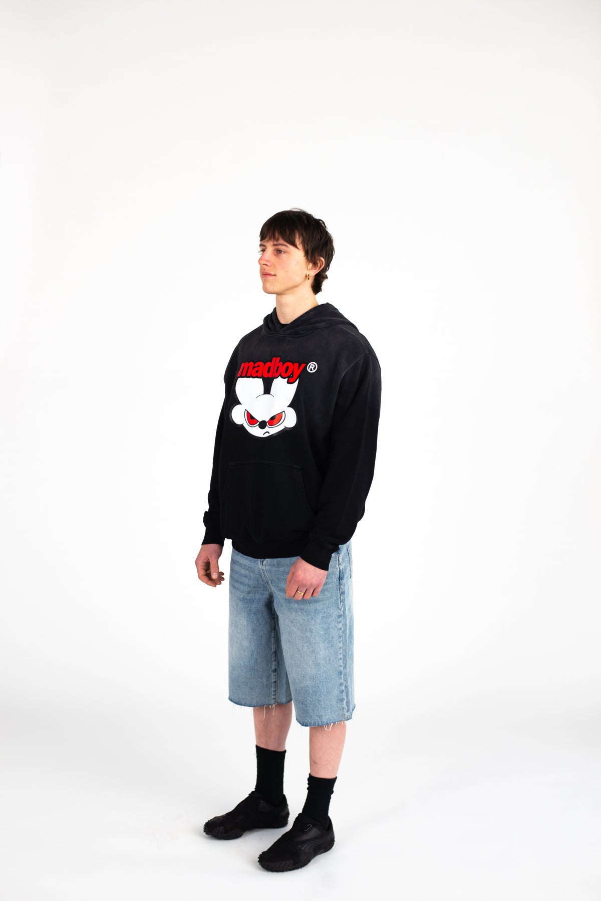 MADBOY® Street Charcoal Oversized Hoodie