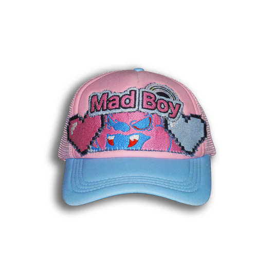 Pink + Blue Over the Rainbow Trucker Cap