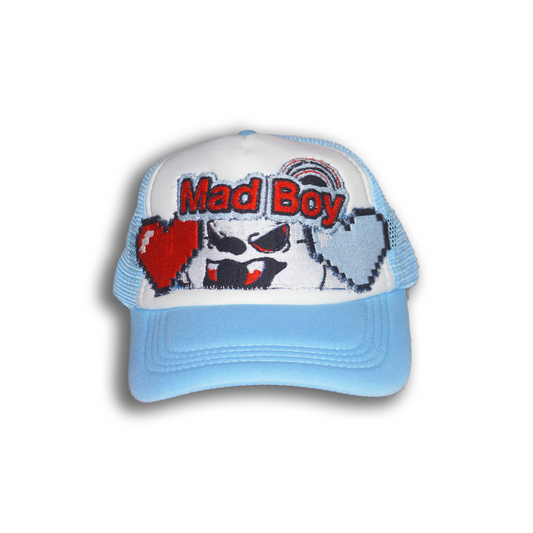 Red + Blue Over the Rainbow Trucker Cap